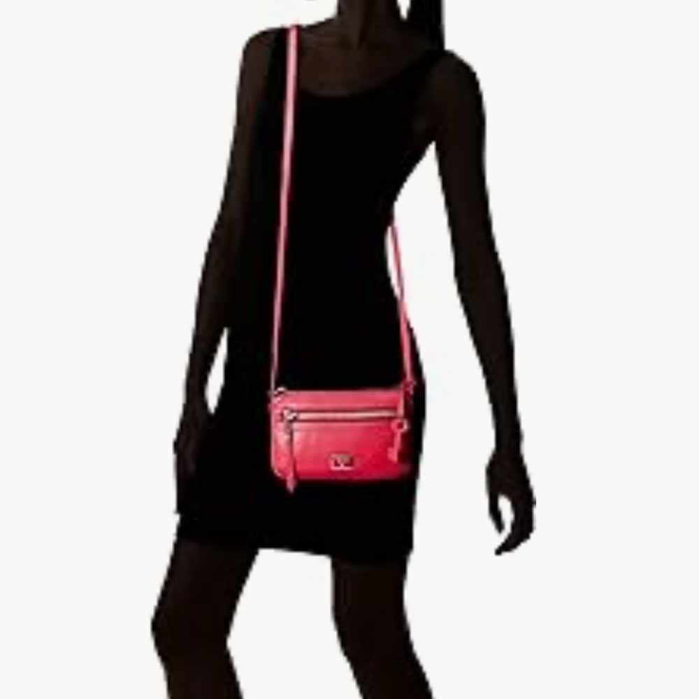 Fossil Dawson Mini Crossbody - Real Red - NWT - Picture 5 of 17